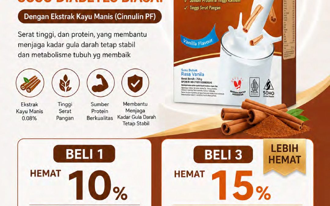 Glucofit Susu Beli 3 DISKON